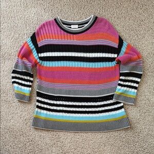 Multicolor Striped Sweater